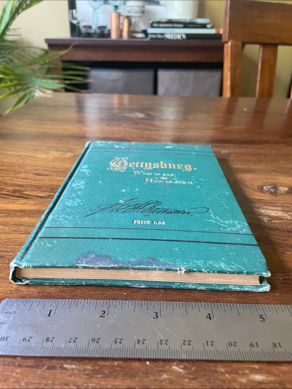 Gettysburg 1878 Guide Book John Bachelder Green Cloth Hardcover Antique Vintage - Picture 14 of 16